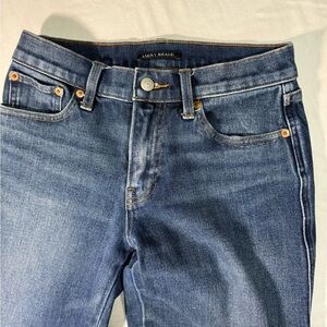 Lucky Brand Mid Rise Crop Wide Leg Jeans